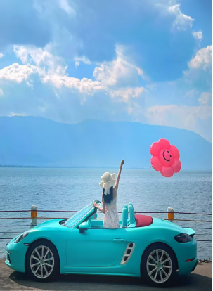 敞篷车旅拍 敞篷车旅拍