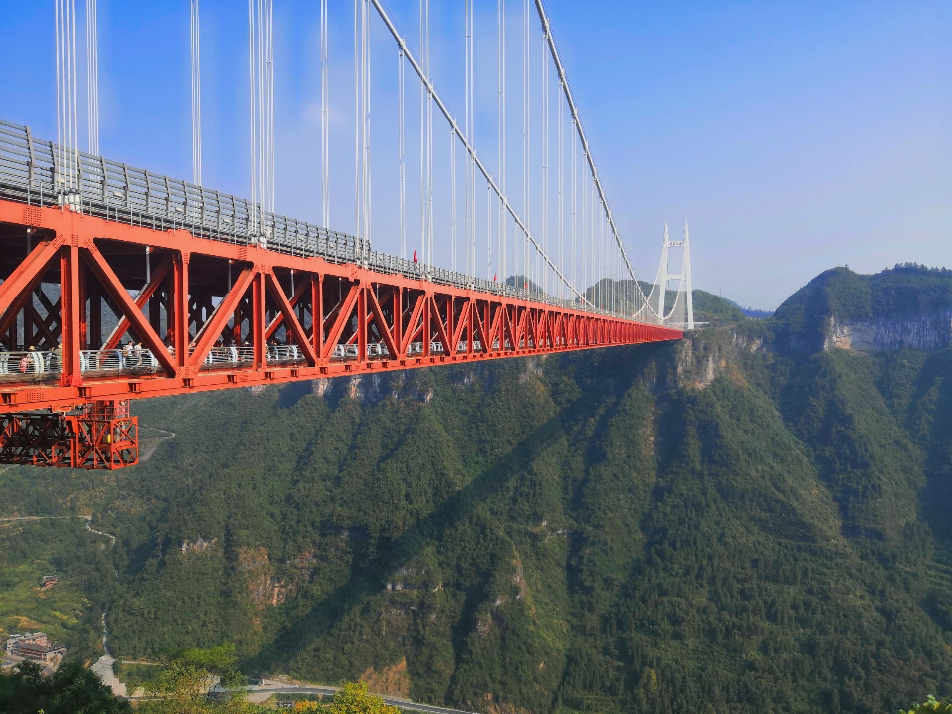 湖南：矮寨大桥日出美景_凤凰网